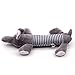 Cane da compagnia Gatto Divertente Pile Durabilità Giocattoli per cani Peluche Squeak Masticare Giocattolo sano Adatto a tutti gli animali   Giocattoli divertenti di peluche per animali domestici, Ele