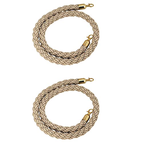 Filets de sécurité en corde de jute robuste de 3 à 10 pieds avec crochets