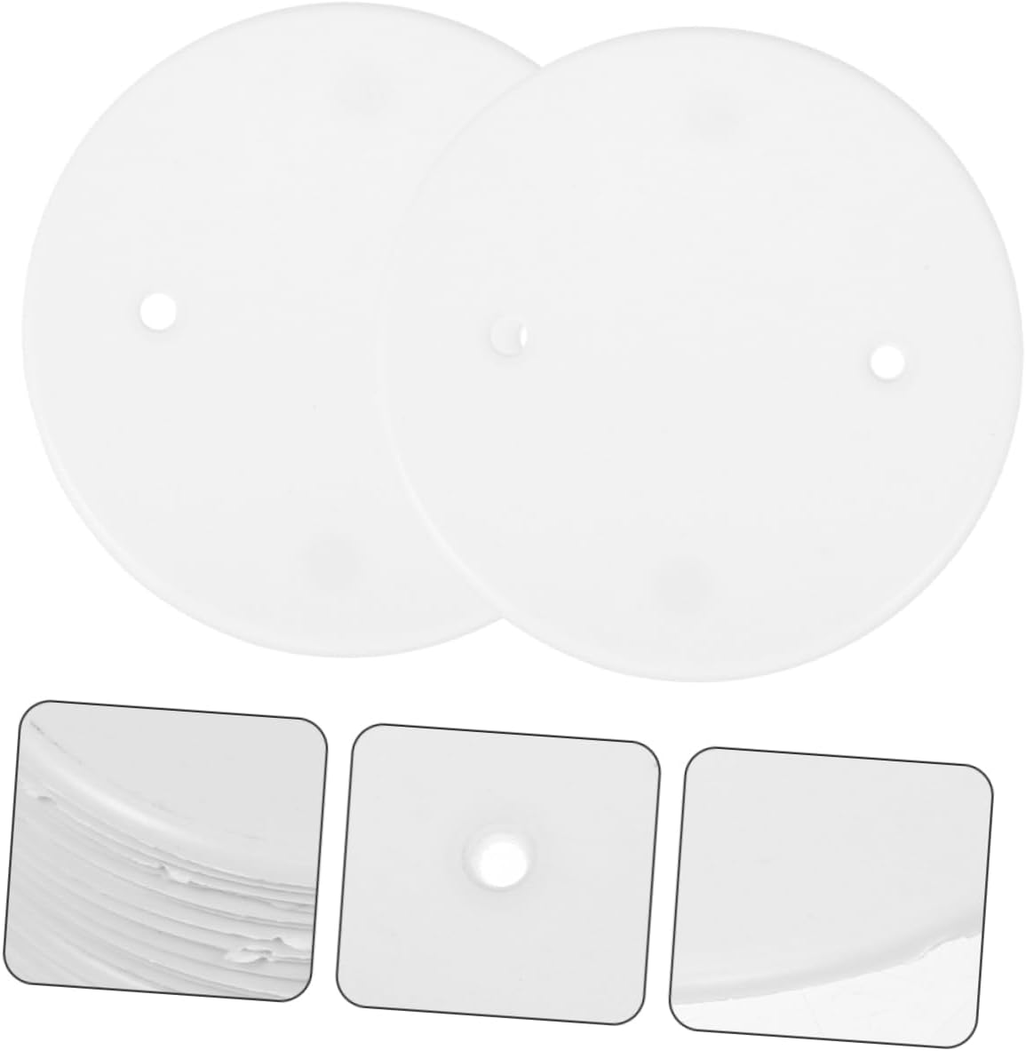 60pcs Waterproof Ceiling Cover Plate Octagonal Outlet Cover for Electrical Wiring Blank Light Fixture Protector Suitable for Indoor and Outdoor Use