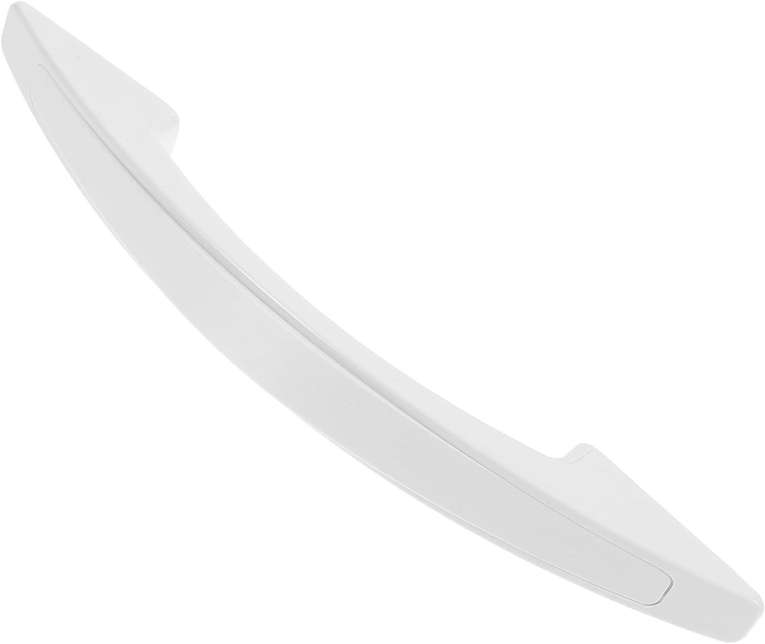 Toddmomy Commercial Freezer Door Handle with Anti-Slip Grip, White Plastic Refrigerator Replacement Pull Handle for Display Cabinets, Compatible with 150/190mm Mounting Holes, Freezer Parts