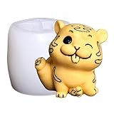 ✲Uso a largo plazo: los moldes de silicona Tiger Ornament están hechos de un material de resina de silicona reciclable de grado alimenticio que es flexible y reutilizable. El molde de epoxi de tigre 3D no es fácil de romper o deformar.