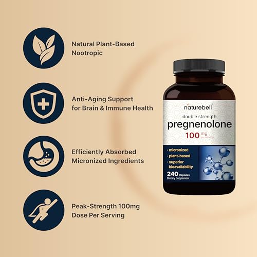 NatureBell Pregnenolone 100 mg Capsules