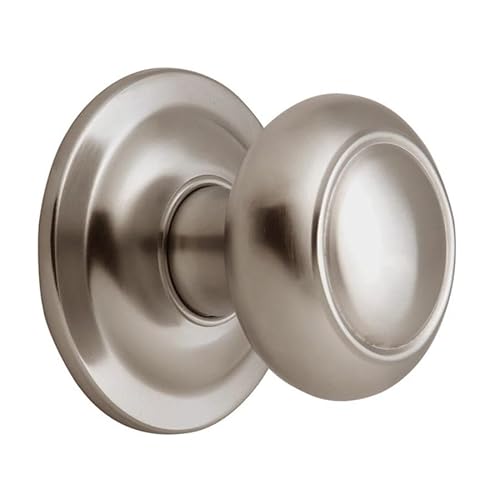 -1980-MADERAS CAMACHO SUMINISTROS INDUSTRIALES Pomo Puerta Entrada Redondo Níquel Mate Tradicional