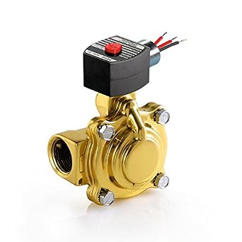 ASCO EF8220G411 -120/60,110/50 Brass Body Hot Water and Steam Pilot Operated Diaphragm and Piston Valve,1" Pipe Size,1" Orifice, 11.5 Cv Flow, 120V/60 Hz, 110V/50 Hz