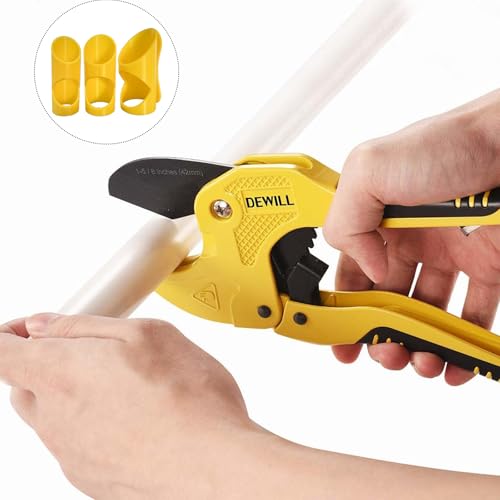 3 PCS Gehrungslade Rohrisolierung,Rohrisolierung Schneidehilfe,Rohrisolierung Schablone,Rohrisolierungsschneider,Rohrisolierungs Schaumstoffschneider,für 15mm,22mm und 28mm Rohre (Gelb)