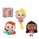 Disney Doorables Puffables Plush Disney Princess, 10-inch Squishy Plush, Styles May Vary, Officially Licensed Kids Toys for Ages 3 Up by Just Play
