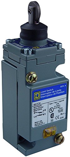 Telemecanique Sensors 9007C62D Heavy Duty Nema Limit Switch, Standard Operation, 2 Pole, Top Roller Plunger Head