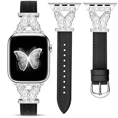 A1-Silver Butterfly & Black Band