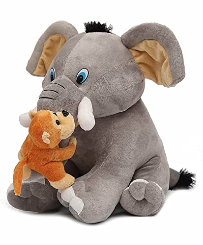 See full amazon price history chart for Mumma Smile Fibre Filled Cotton Stuffed Animal Penguin Soft Toy Elephant Teddy Bear for Kids Babies Toddlers and Baby Boy or Girl of Plush Material (Elephant with Monkey) Mumma Smile Fibre Filled Cotton Stuffed Animal Penguin Soft Toy Elephant Teddy Bear for Kids Babies Toddlers and Baby Boy or Girl of Plush Material (Elephant with Monkey) (B09G6YTCCP) Amazon Price History, Amazon Price Tracker