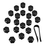 CTIRCHIU 40個 車種対応ホイールセンターキャップ 入り クリップ付 車輪リム用 保護とドレスアップに