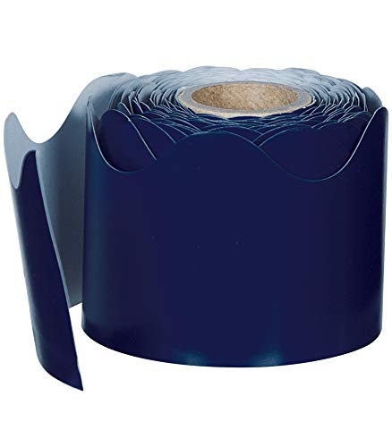Moldura adesiva Carson Dellosa para decoração de parede, 11 m, azul marinho