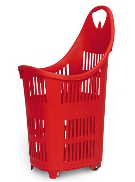 BALSAT Cesta de la Compra 71L - Gran Capacidad, Resistente, Ideal para Supermercados y Hogar