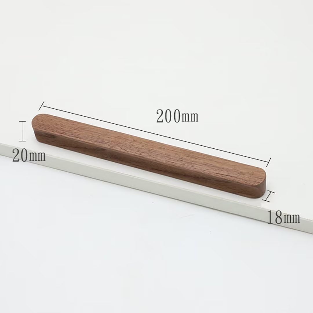 10 Packungen Moderne Holzgriffe Küchenmöbel Züge Walnussholz Schubladengriffe und Knöpfe Holz Schrankgriffe Kleiderschrank Schrank Schublade Knöpfe Schrank Kommode Schrank Türgriffe