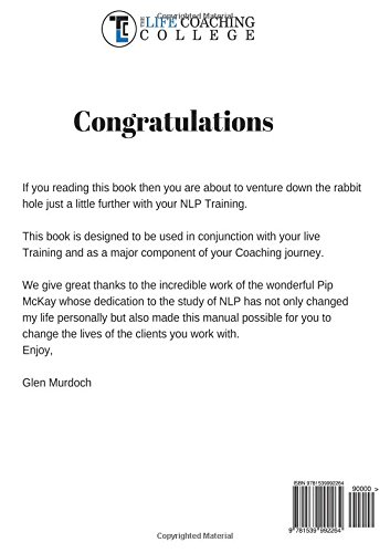 Master Practitioner of NLP Manual: An extension of your Coaching Journey with TLCC