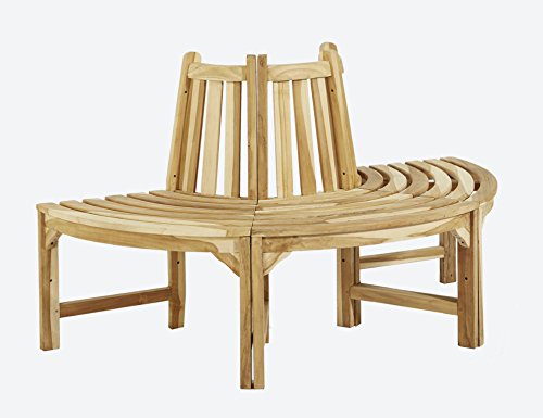 1/2 Baumbank Ø 150 cm -halber Kreis-