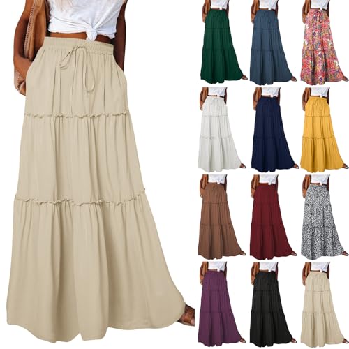ハーリップトゥ　Round Tiered Long Skirt M ハーリップトゥ ブラック Round Tiered Long Skirt M Round Tiered