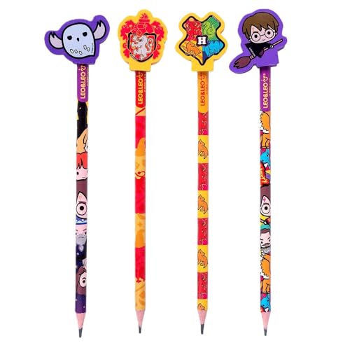Lápis Harry Potter Leonora com Borracha Decorada