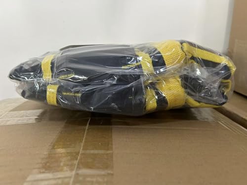 IVODEELA 27-Pocket Heavy Duty Padded Tool Belt with Magnetic Pouch, Adjustable & Detachable for Men, Black Yellow - Image 2