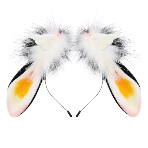 Bandeau à oreilles en peluche idéal pour fêtes costumées et anniversaires