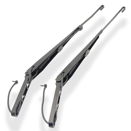 AutoHornix 1 Pair Windshield Wiper Arm Replacement Compatible with Cadillac 2002-2007 Chevrolet Silverado Avalanche Suburban GMC Sierra Yukon Replace OE 42694 42547 15139553 15829647 15829648 88958115