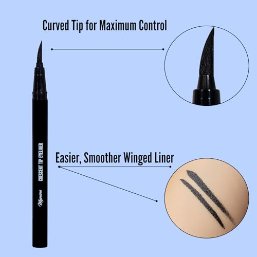 Delineador Líquido Matte Impermeable Negro Mynena miniatura 2