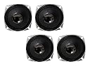 Croptronia Pack of 4 Pcs 3" 10Watt Mini Woofers MID Range/High SPL/Flat Curve Center Channel Speakers for Home Theater gallery image
