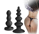 2Pcs,Silicone Suction Cup Anal Trainer Butt Plugs Anal Plug - Pagoda Anal Sex Toy