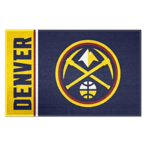 FANMATS 17909 Denver Nuggets Starter Mat Accent Rug - 19in.