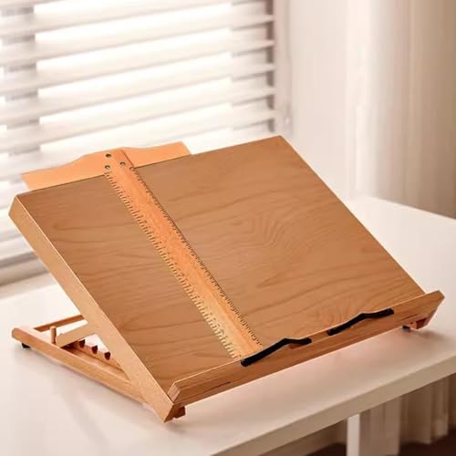 Tablero de dibujo de madera A3 para escritorio con ajuste de ángulo 2