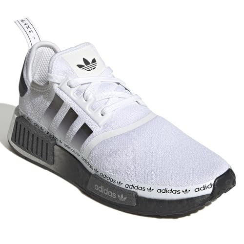 adidas Mens NMD R1 Lace Up Sneakers Shoes Casual - White2