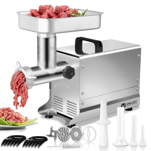 Valley Sportsman #32 Commercial Electric Meat Grinder, 1.5 HP 880...