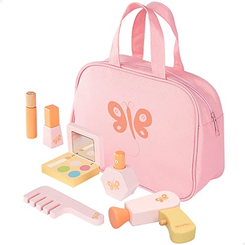 ColorBaby WOOMAX 49302 - Woomax-Set tocador Madera +3a, Multicolor