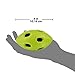 Nerf Dog Rubber Bash Football Dog Toy with Interactive Crunch, Lightweight, Durable and Water Resistant, 4 Inches for Medium/Large Breeds, Single Unit, Green
