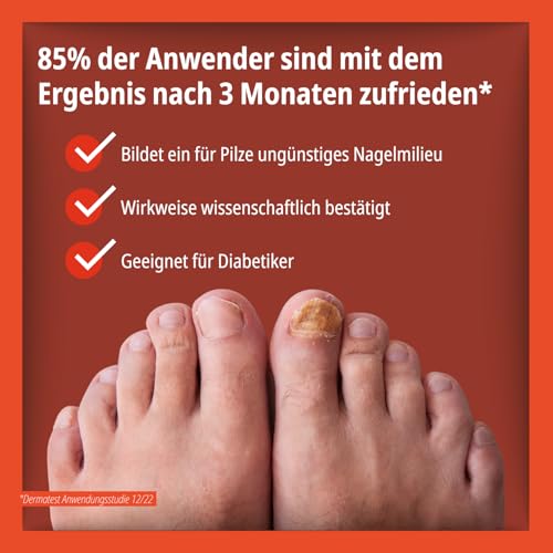 Evolsin® Anti-Nagelpilz Liquid I Wissenschaftlich bestätigte Wirkweise I Geeignet für Diabetiker I...