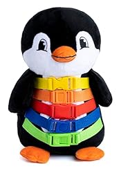 Buckle Toys Blizzard Penguin - Montessori Learning Activity & Stuffed