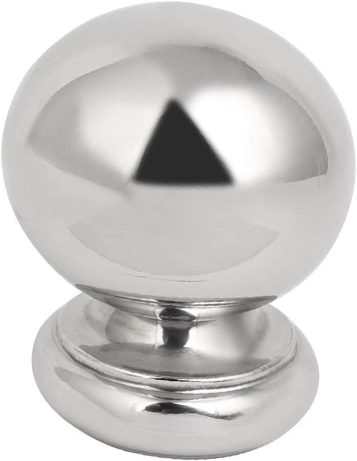 EISTEE Fence Post,Stair Newel,Ball Top Cap Newel,New 60mm Ball Featured Top Cap 201 Reliable Efficacy Stainless Steel Silver Tone for Stair Newel Fence Post
