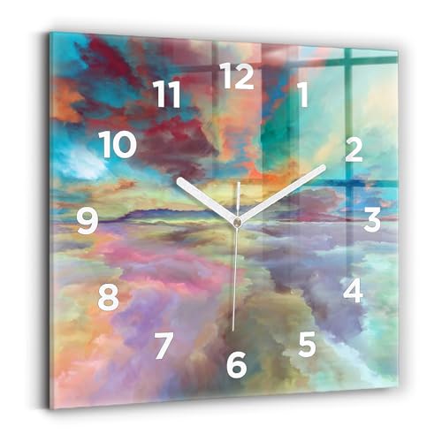 Horloge de qualité supérieure Wallfluent 30x30 cm au mécanisme premium - 2