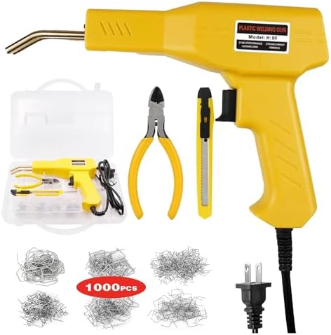 Saldatrice Per Plastica 70W - Kit Con 600 Graffette Per Riparazione Paraurti Auto - Foto 4