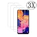 Produktbild JHTC Schutzfolie für Samsung Galaxy A10 Gehärtetem Glas Displayschutzfolie HD Durchsichtig Glasfolie Panzerglas Glas Folie Displayschutz für Samsung Galaxy A10 SM-105F [ 3 Stück ]