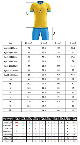 image for ORKY Custom Soccer Jersey with Short Men Kids Personalized Name Number