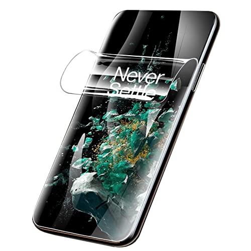Negugew 2 Piezas Protectores de Pantalla para OnePlus 10T, Película de Hidrogel Ultrafina de TPU Suave para OnePlus 10T Sensible al tacto
