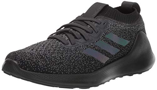 adidas Men's PureBounce+ Running Shoe, Carbon/Core Black/Core Black, 12 M US