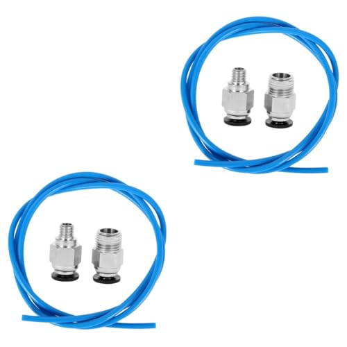 OKUMEYR 2pcs Ptfe Bowden Tube Extruder Fitting Pneumatic Connector for Printer