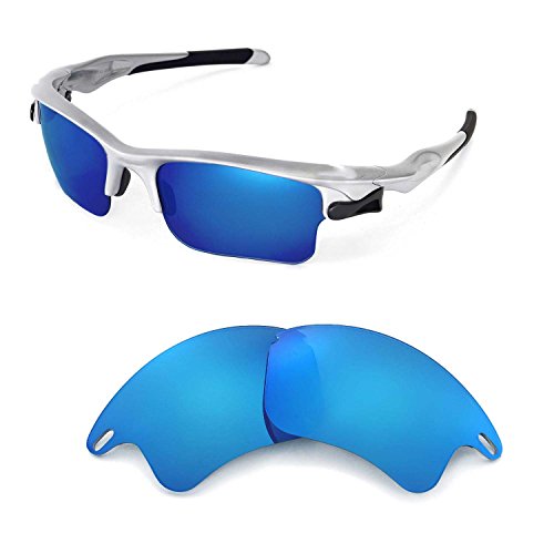 Walleva Polarized Ice Blue Replacement Lenses For Oakley Fast Jacket Xl Sunglasses #TOP1