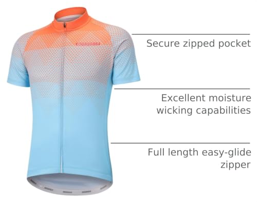 BERGRISAR Men's Cycling Jerseys Short Sleeves Bike Shirt by BERGRISAR - Used condition - US$17.41