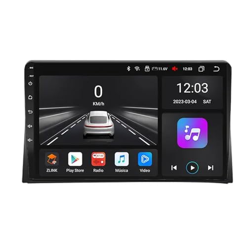 Radio de coche para Volkswagen Multivan T5 con Carplay, Bluetooth, cámara trasera y 64G