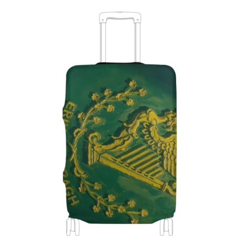 Housse de valise Irlande Erin Go Bragh élastique verte pour bagage L 26-28 pouces