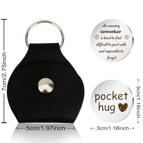 Image of Employee Appreciation Gifts Pocket Hug Retirement Gifts for Men Goodbye Gift for Coworker Leaving Gift for Women Going Away Present for Women Thank You Presents Favor Supplies Easter Basket Stuffers