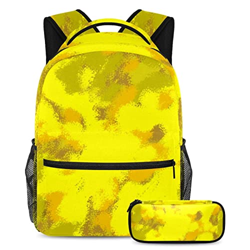 Sac à dos motif poisson océan et sa trousse pour la rentrée des classes et les sorties nature