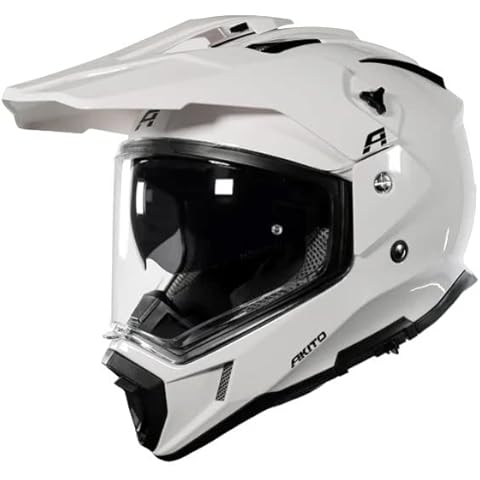 Akito Adventure Motorcycle Helmet with Visor Cover